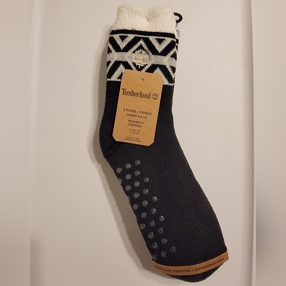 NWT Timberland Ladies Pack of 2 Pairs of Cabin Socks